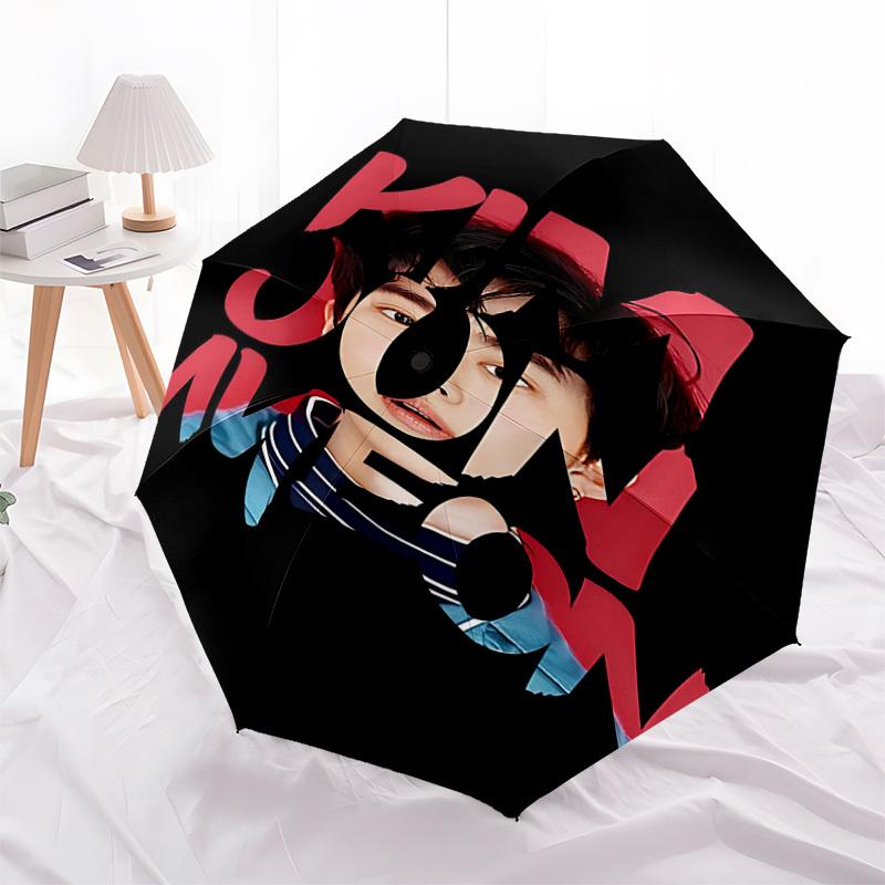 1 Stück SUHO EXO Automatischer Faltregenschirm - Kompaktes 8-Rippen-Design, Langlebiger Kunststoff & Eisen, Leicht für den Täglichen Gebrauch im Freien, a0929152