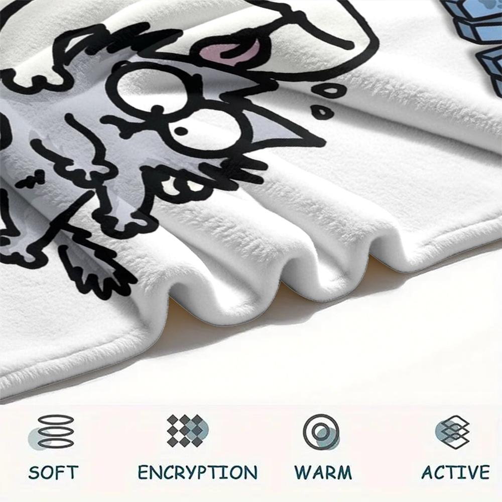 1PC Custom Name Simon‘s Cat Patterned Flannel Blanket Suitable For All Seasons for Home Decor Warmth and Comfort Gifts Holiday Present