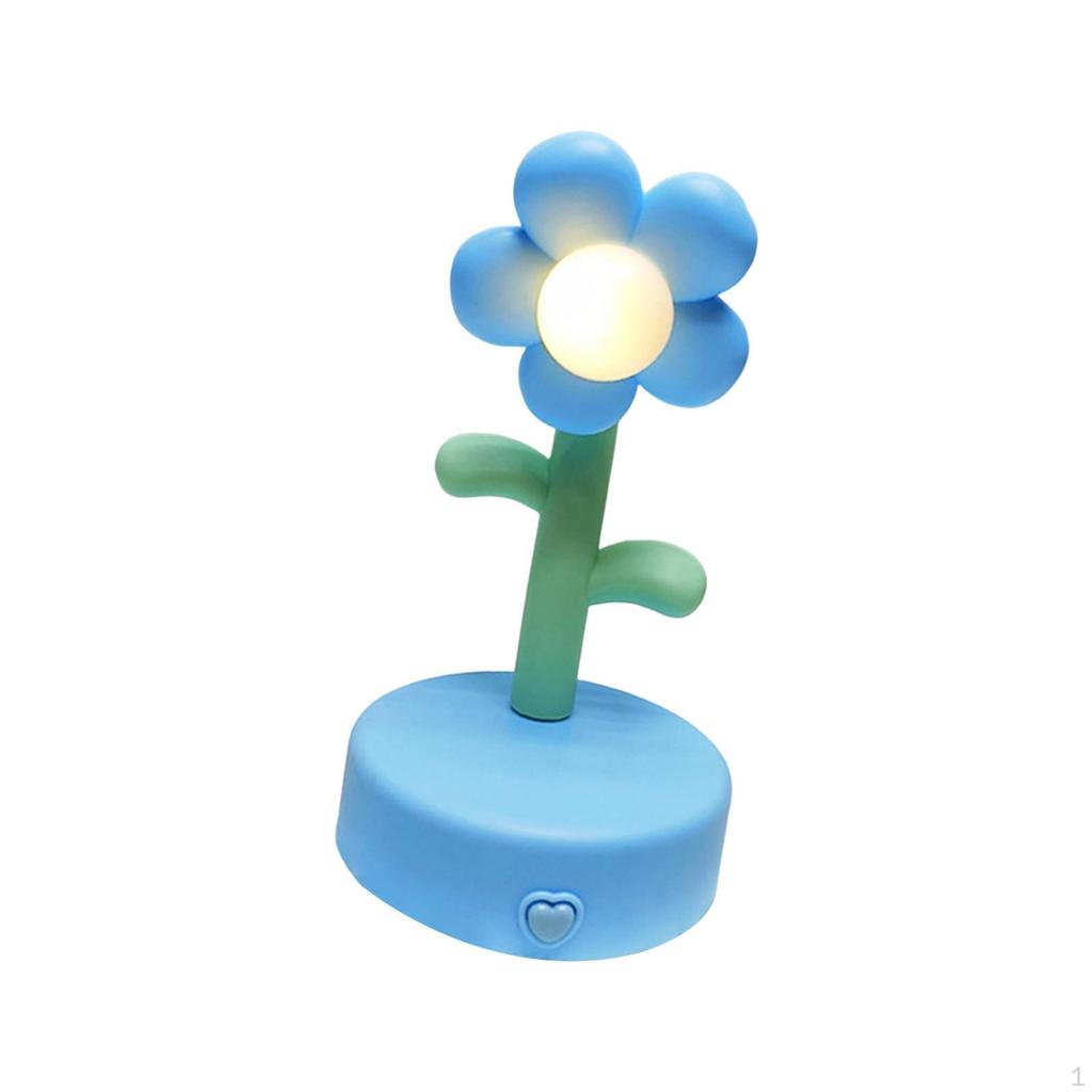 Creative Flower Table Lamp Night Light Modern for Bedside Dorm Party Decor Ornament