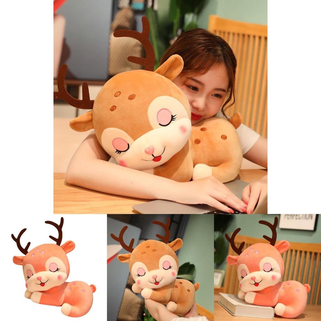 Dreamy Deer Plush Toy Soft And Cuddly Stuffed Animal Crystal Ultra Soft Perfect Gift For Young Adults