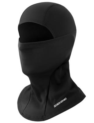SoeKewo Winter Gesichts-Nackenwärmer und für und Outdoor Schwarze Sturmhaube, Maske, Wärmer, Sturmhaube, Fleece, Atmungsaktiv, Motorrad, Skifahren, Radfahren, Sport,