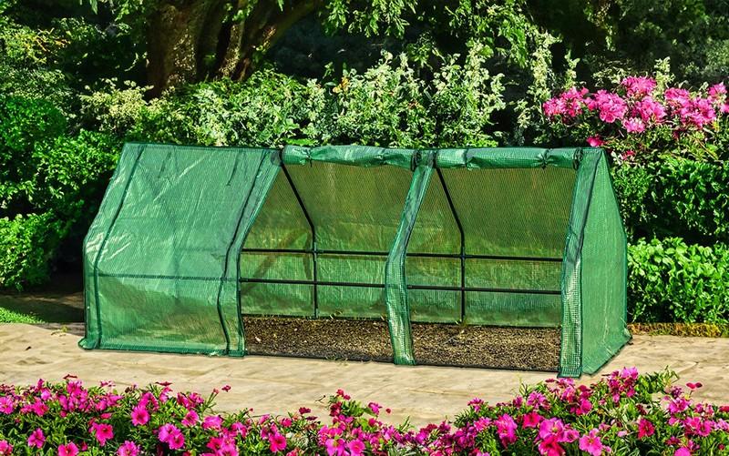 Greenhouse 240*90*90 Cm, Pe Foil 135G, Metal Construction - T N15-912