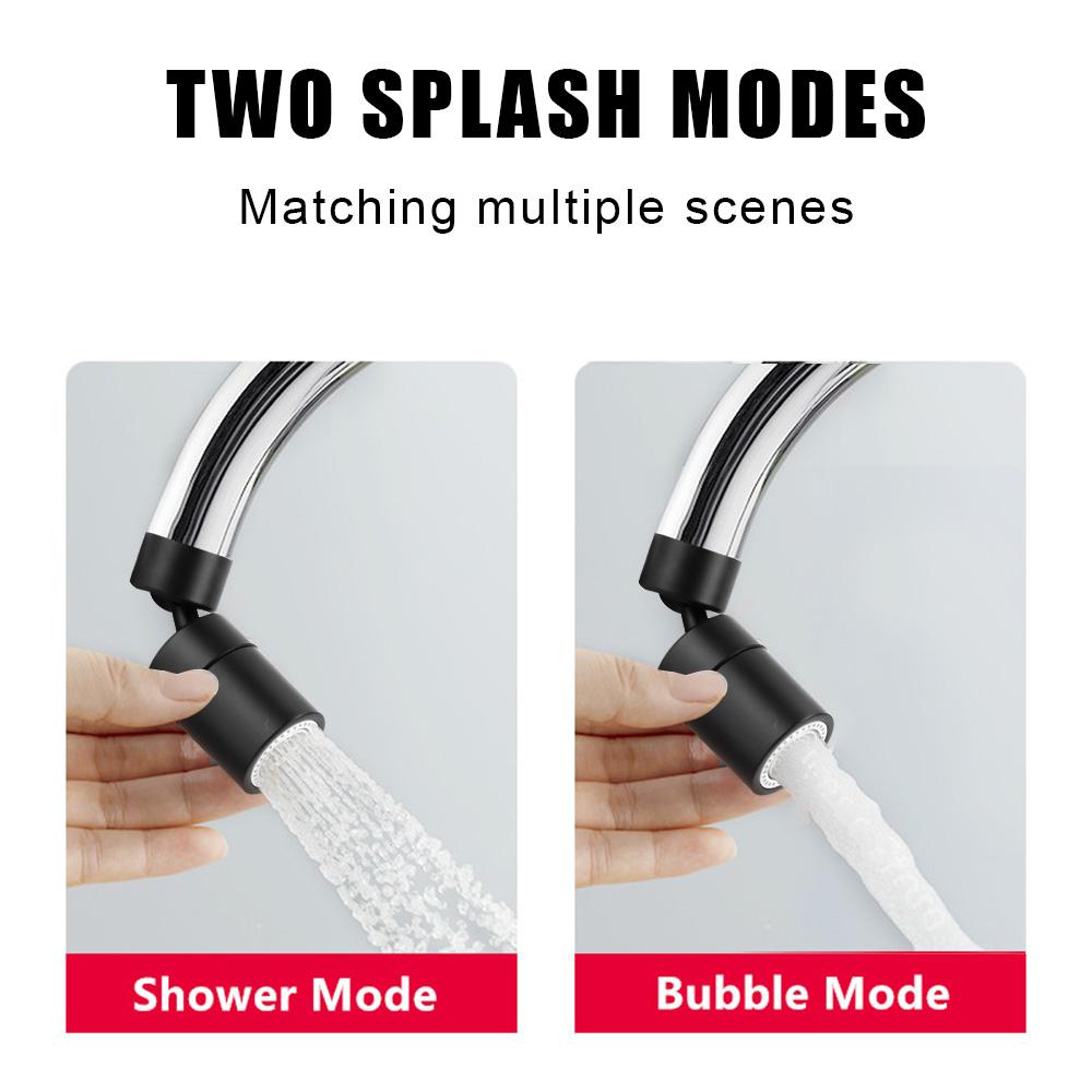 Faucet Sprinkler 360° Rotatable Swivel Faucet Aerator Water Saving Nozzle Sprayer Kitchen Sink Sprayer Attachment Universal Anti Splash