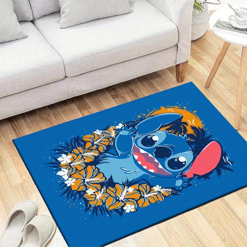 1pc Stitch Pattern Area Rug Soft Flannel Floor Mat for Living Room,Office,Bedroom and Carpet 60cm by 90cm