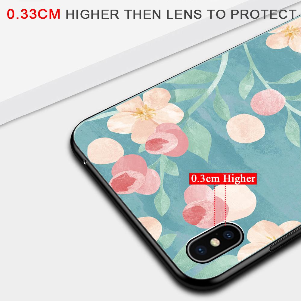 Modisches, elegantes Blumenblatt-Muster, weiche Silikon-TPU-Schutzhülle