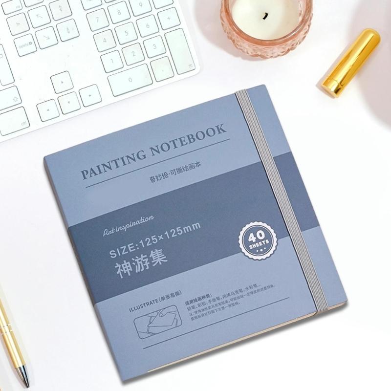 Tearable Drawing Notebook Tearable Paint Book Small Drawing Book Art Supplies Sketch Book for Outdoor Travel Projects