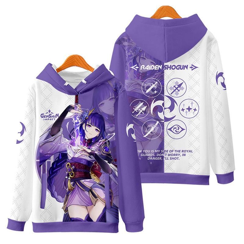 

Genshin Impact 3D Print Hoodies Чоловіки Жінки Game Streetwear Fashion Pulover Harajuku Cosplay Cool Hoodie Unisex Clothing L