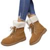 Women's Winter Boots Low Heels Women Boots with Fur Warm Winter Shoes Women Snow Boots Ankle Botas Mujer Winter Footwear Female