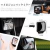 Zhihu Side Auxiliary Mirrors for Adjustable Convex Door Mirrors for Diagonal Rearview Eliminate Blind Tape Attachment for Safe Driving and Accident