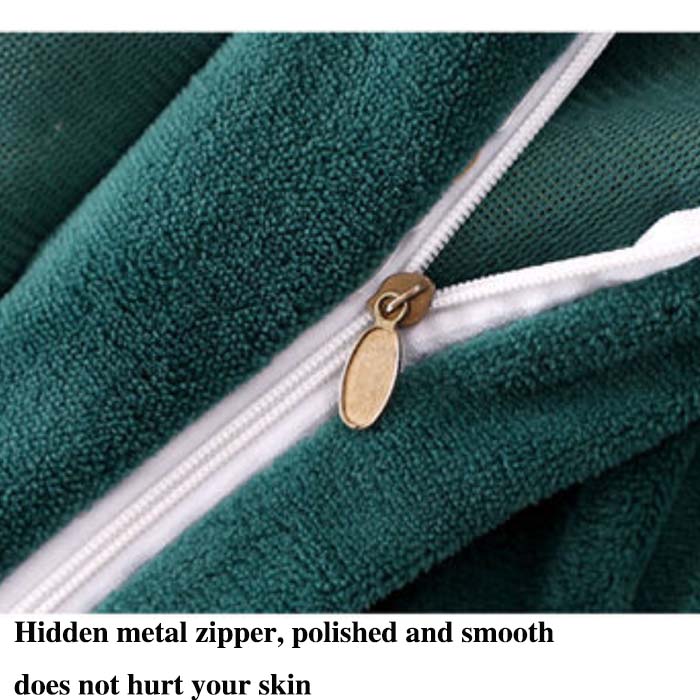 Silný mléčný samet Čtyřdílná sukně na postel Povlak na polštář Povlak na polštář Plus sametový teplý oboustranný povlak na přikrývku Sada ložního prádla