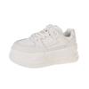 Muffin platform sports shoes casual single shoes women's 2025 spring new platform height increase versatile feet small running shoes