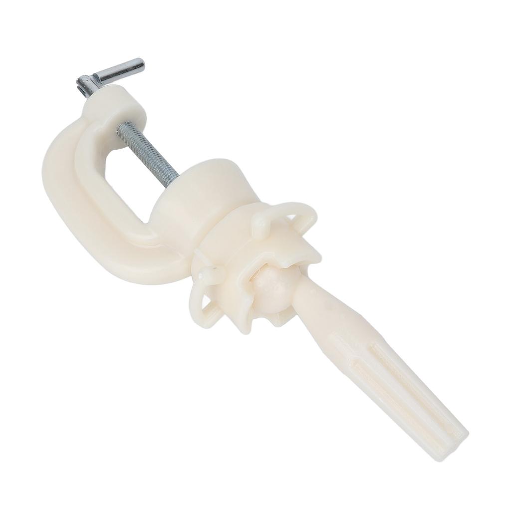 Mannequin Kopfständer Höhenverstellbar 90 Grad Drehung Perückenkopf Klemmenhalter für Friseursalon