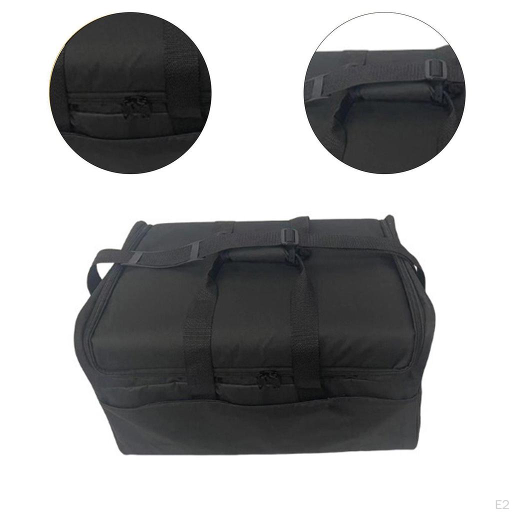Box Bag Percussion Gig Padded Oxford Cloth Case with Carrying Grip