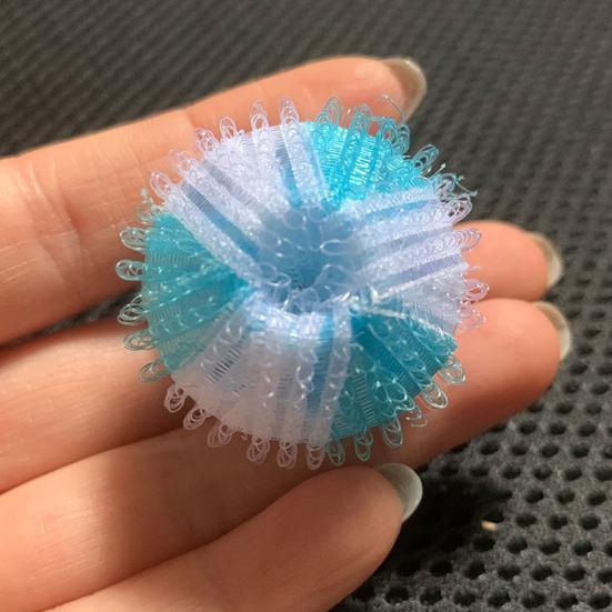 2Pcs Clothes Laundry Balls Reusable Vivid Color Labor-saving Effective Multipurpose Remove Hair Plastic Washing Machine Lint Remover Balls Catchers