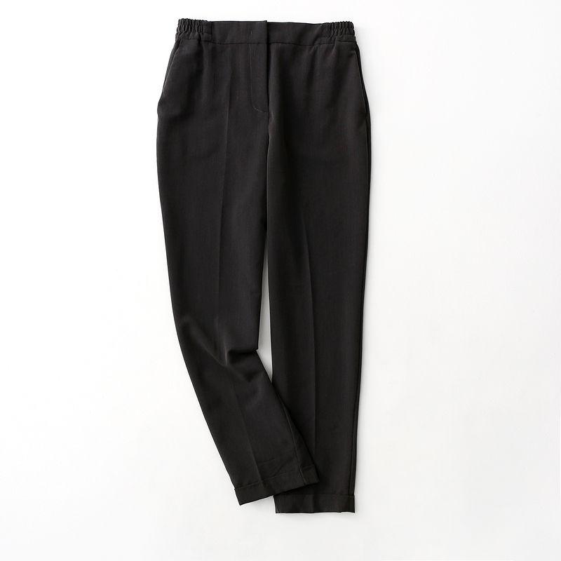 

Export Export Classy Japan Anti-Wrinkle Vertical Shuntong Qin Suit Pants Elastic Waist Pants Pencil Pants Thin Spring & Fall Charcoal Gray Eurocode -46