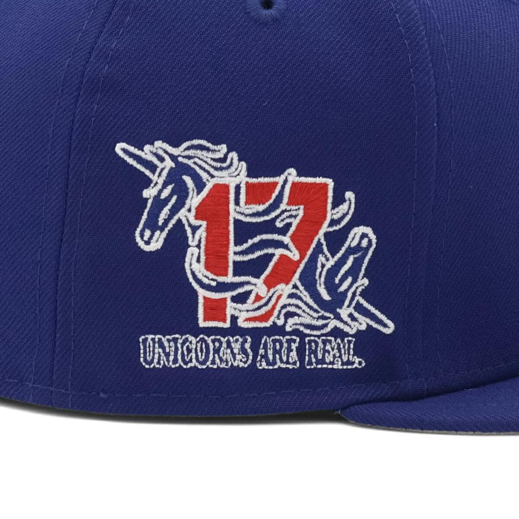 New Era 59FIFTY Los Angeles Dodgers Shohei Ohtani LA Dark Royal 7 5950 LOSDOD OHTANI 24 STATS DROY 1/2
