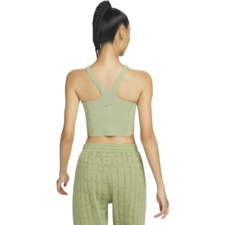 Nike Dri Fit Yoga Luxe Sport Vests Women's Matcha Green DQ6033-386