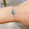Modisches Armband Schildkröte Verstellbar Glänzend Bunt Strasssteine Funkelnd Geometrisch Dekorativ Geschenk Armreif Damen Mädchen Meer Zierlich Schmuck für Verabredungen