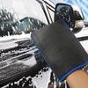 Fine Grade Clay Mitt Car Wash Clay Gloves One Side Clay Bar One Side Microfiber Car Detailing Tool Before Polishing