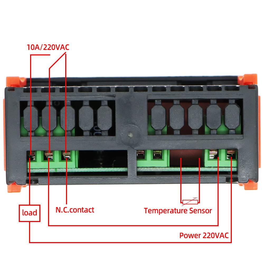 STC-200 Mini Temperature Controller AC220V Microcomputer Digital Thermostat Heating Cooling Controller Temp Measurement
