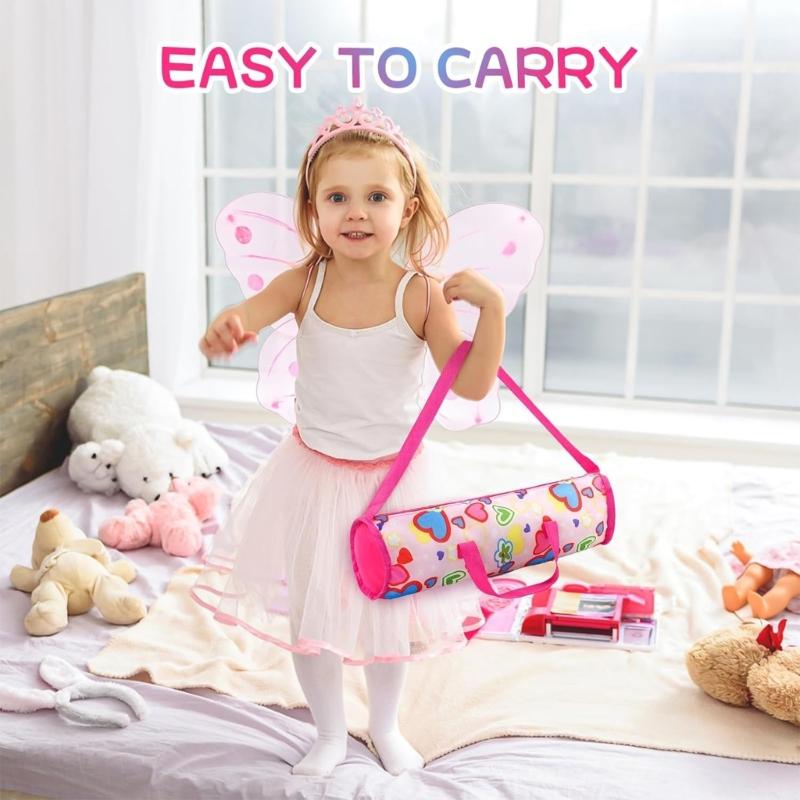 Lightweight Kids Bed Foldable Doll Crib for Children’s Imagination and Creativity Development