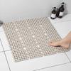 Li Shen Two-Tone Square Bathroom Mat