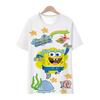 Spongebob Squarepants Big Star 3d Printed Trendy Fashion Personalized Cartoon Childrens Parent Child Tshirt