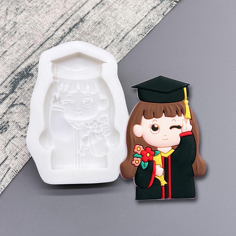 

Серия Graduation силиконовая форма для шоколадных кексов Sugarcraft инструменты для украшения тортов из помадки