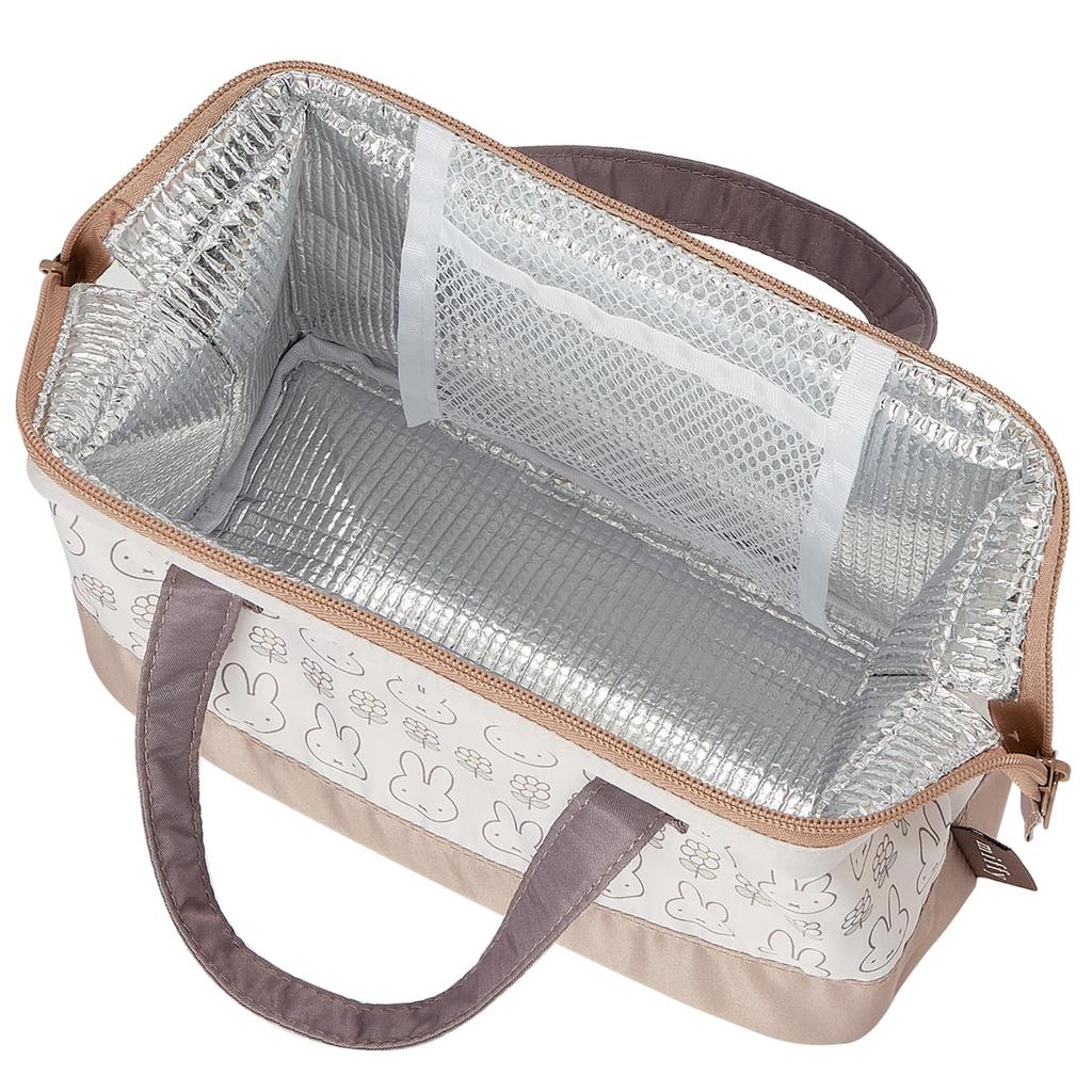 Skater Miffy 23 KGA1 Insulated Lunch Bag with Clasp