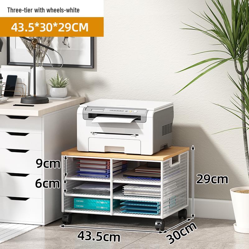 Multi-Layer Desk Organizer and File Storage Box