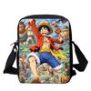 Cartoon One Piece Mini School Crossbody Bag,Light Weight Durable Messenger Bag Christmas Gifts for Kids Casual Daily Travel Use