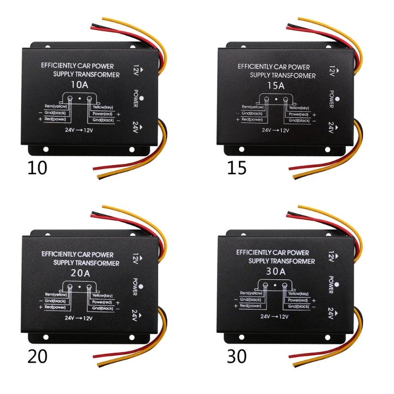 High Power Voltage Regulator Power Adapter Suitable for Vehicle Car Electronics 24V To 12V Step Down Converter Regulator
