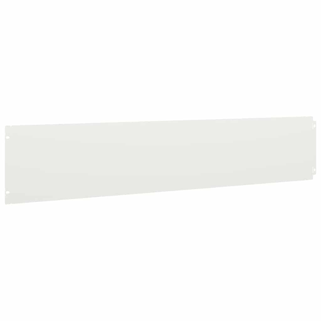 Lawn Edging 30 pcs White 20 x 103 cm Cold Rolled Steel