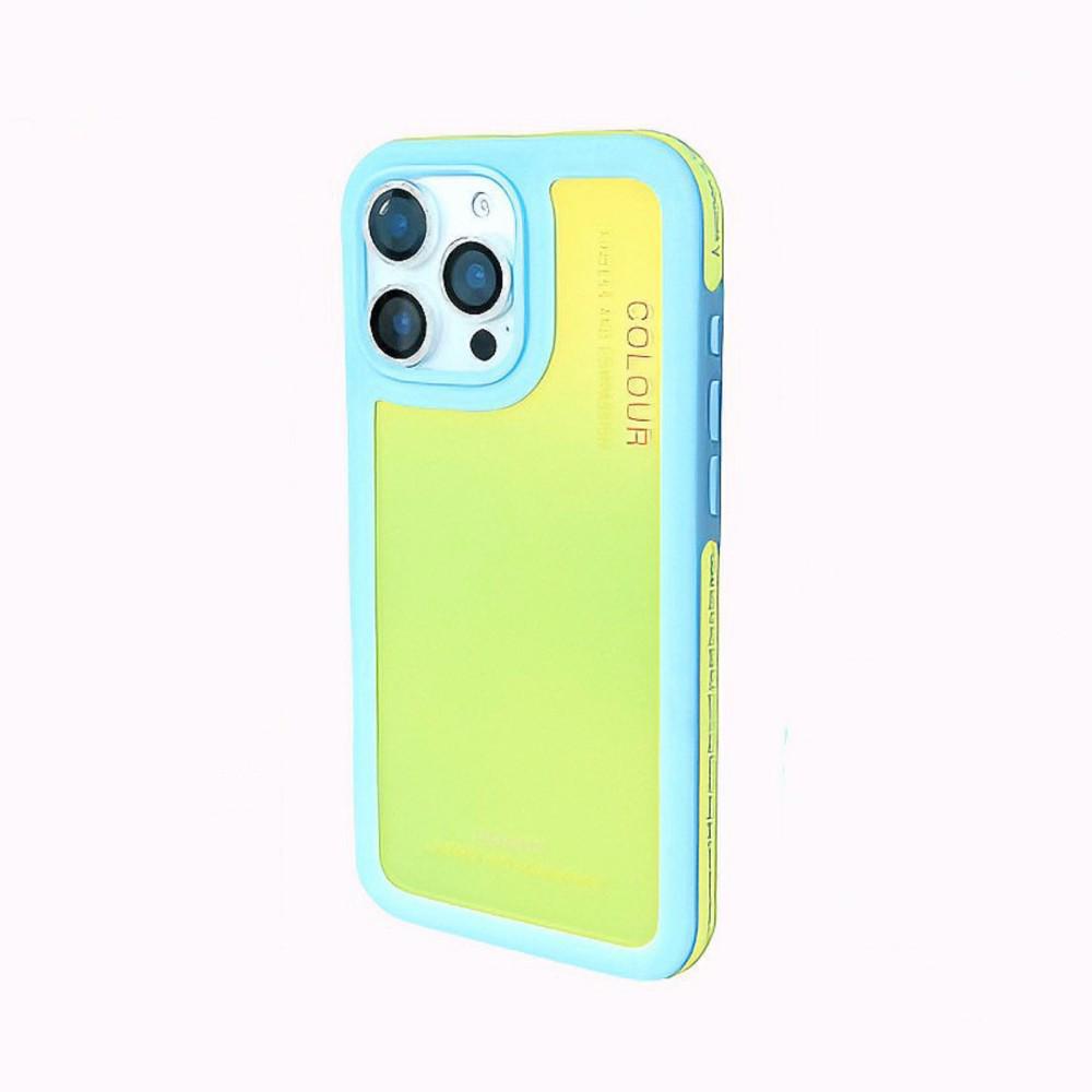 Dopamin-Farbe Magnetische Anti-Kollisions-Handyhülle für iPhone 16/15 Pro Max