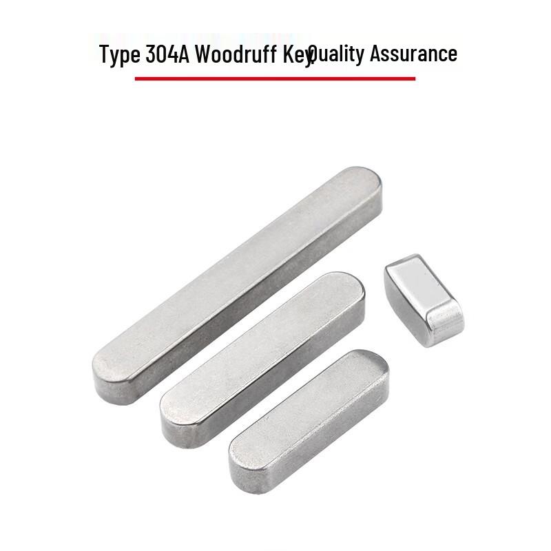304 Stainless Steel M5x5x20mm Type A Parallel Key Pins (10-Pack)