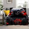 Tokyo Anime Artwork Blanket Flannel Blanket for Bed, Sofa, Camping, Hiking, Picnic Essentials, Gift for Family Fan Gifts