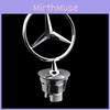 Оригінальний значок-емблема на капот Mercedes Benz зі стоячою зіркою, хромований, для моделей W123 W126 W201 W124