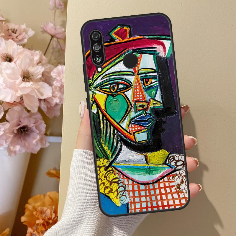 Painting Picasso Abstract Art For Huawei Nova 12i 8i 11i 12s 9 10 SE Y60 Y70 Y90 Y72 Y73 Y61 Y91 P60 Pro P30 P40 Lite Case