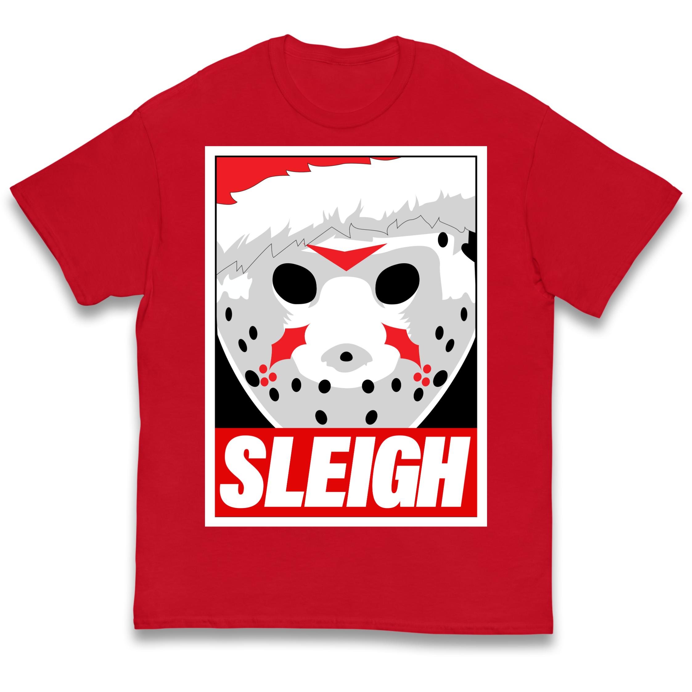 Jason Voorhees Sleigh Christmas Kids T Shirt 110