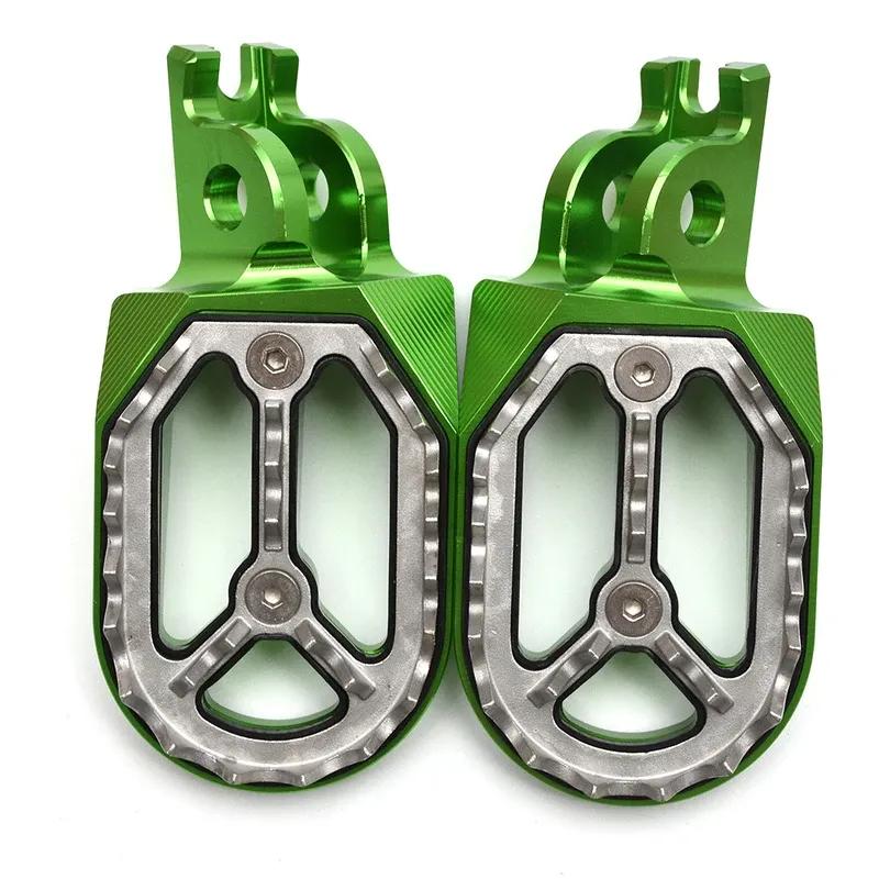Wide Footrest Foot Pegs Steps For Kawasaki KX250 250F 05-07, KX250F KX450F KX250X KX450X KX450SR KX250 KX450 KLX450R 2007-