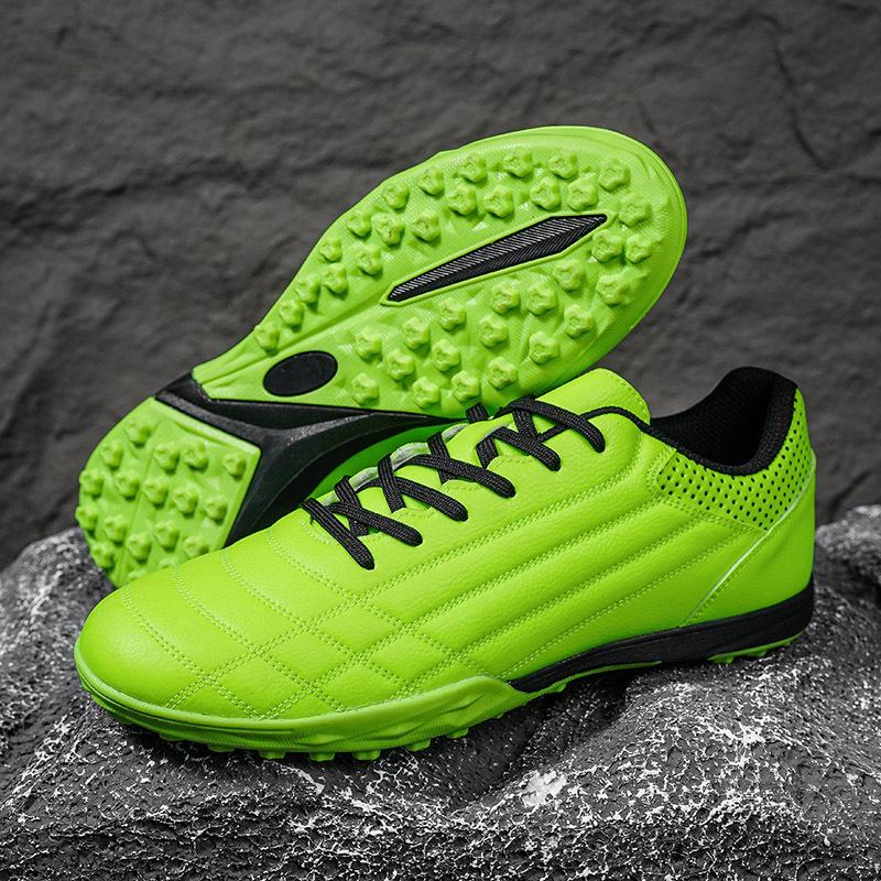 Youth Cross-Country Football Boots (30-45) - Long & Moulded Studs Low-Top Training Shoes