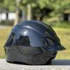 Men and Women Racing Full Face Helmet Motorbike Casco Capacete New Arrival Black Serpentine Helmet With Big Spoiler