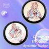 Für E-Badge Intelligenter Touchscreen Elektronische Bar Magnetisch Anime Elektronische Abzeichen Animation Peripherie Individuelle Video Fotos