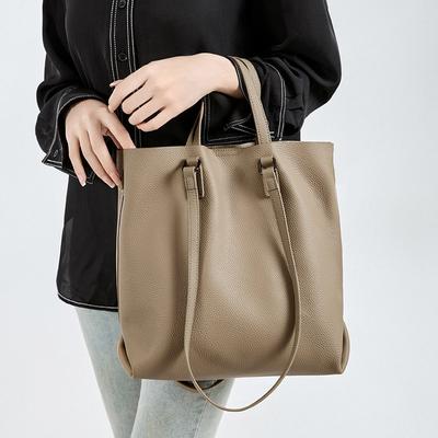 Grote tas dames nieuwe tote bag grote capaciteit dames leer dames tas veelzijdige forens schoudertas