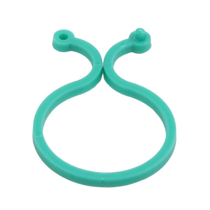 100 Pezzi Clip per Grigliato Portapiante da Giardino per Rampicanti Verdura Nuovo Pomodoro Crescita Verticale Attrezzo per Supporto Piante da Giardino.