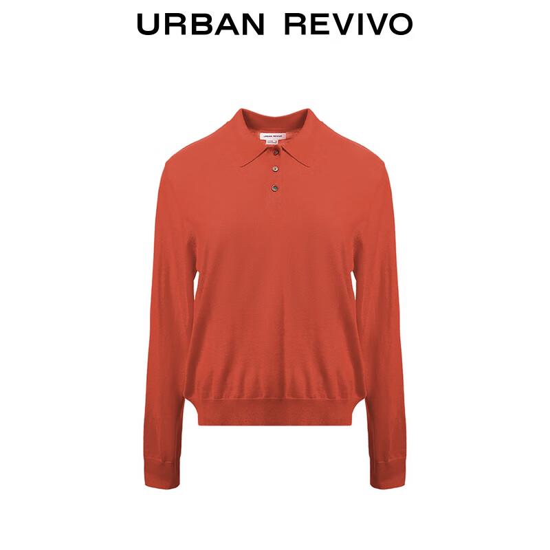 UR Women's Soft Knit Polo Collar Sweater