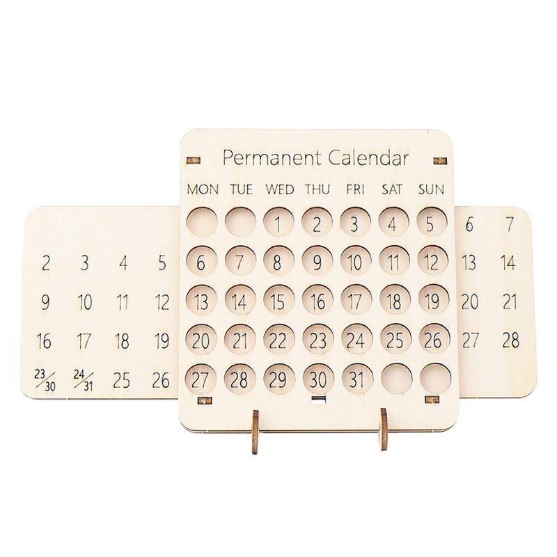 Interesting Toys Montessori Wooden Calendar Children Educational Toys Parish Calendar Making Learning Science Experiment Teaching Aids Materials
