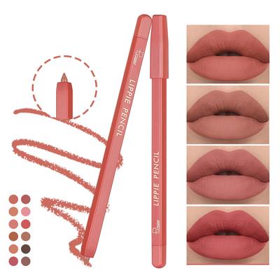 1Pc Matte Lipstick & Lip Liner Nude Lip Stick Pencil Make Up Cosmetics Lip Balm Matt Cream Lipbalm Lipliner