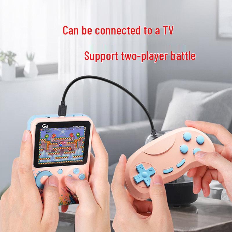 G5 Handheld Game Console: Classic 500-in-1, Colorful, Portable, Nostalgic Gaming Experience