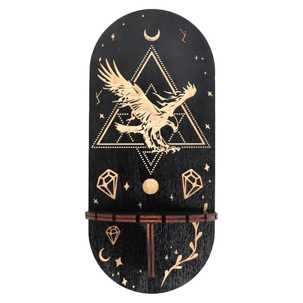 Kryształowa półka ekspozycyjna Boho Półka ręczna Kamienie Duchowy wystrój do sypialni, salonu, jadalni i ściany recepcji